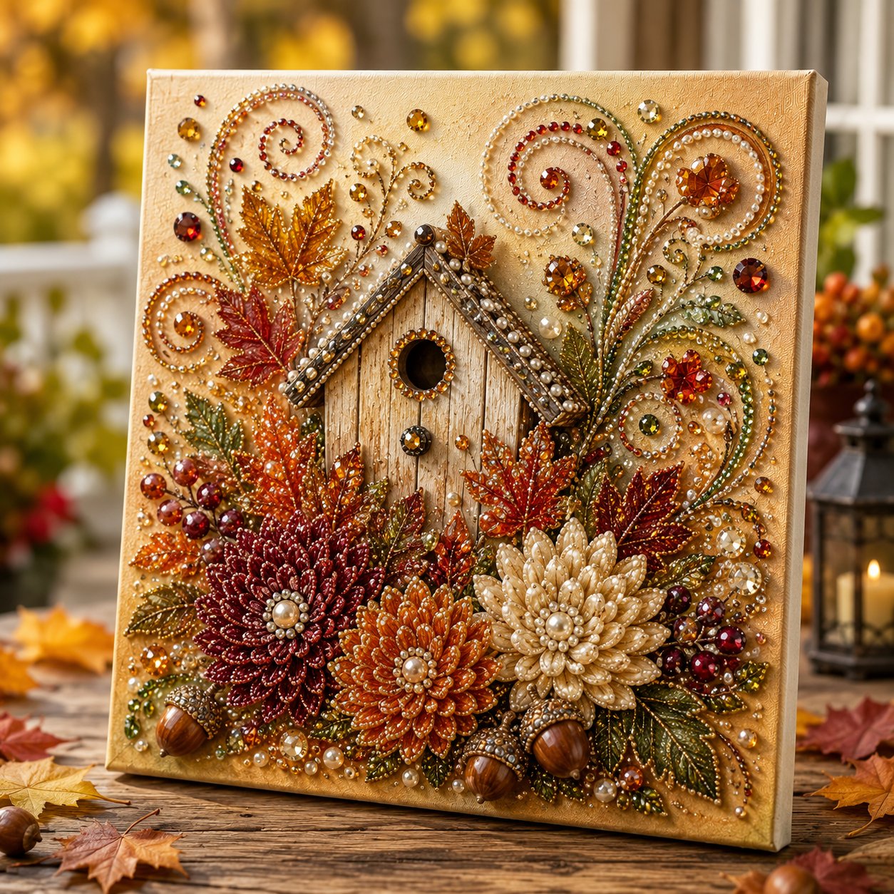 š„Last Day 49% OFF šāØDIY Fall Pearl Painting Kit ā Create Sparkling Fall Masterpieces