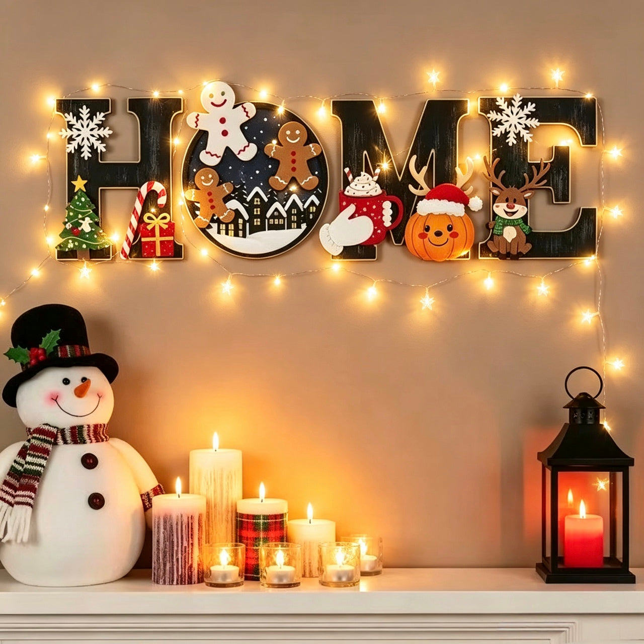 š„Most Popular in 2026šHeritage Christmas Holiday Wooden HOME Sign
