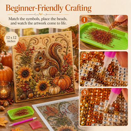 🔥Last Day 49% OFF 🍂✨DIY Fall Pearl Painting Kit – Create Sparkling Fall Masterpieces