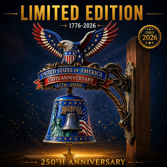 🇺🇸 America 250th Patriotic Freedom Bell Wall Decor