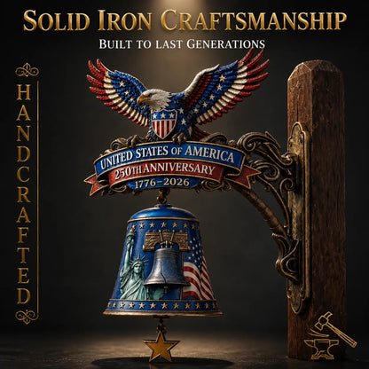 🇺🇸 America 250th Patriotic Freedom Bell Wall Decor