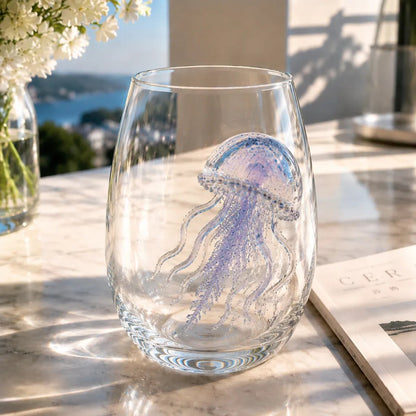 🔥Last Day 49% OFF🌊Handcrafted Blue Ringed Octopus Art Glass Cup