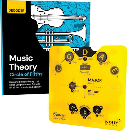 🔥LAST DAY 50% OFF🎵Circle of Fifths Decoder & 36-Page Workbook Set | Master Music Theory Faster