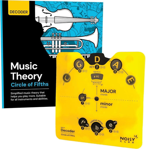 🔥LAST DAY 50% OFF🎵Circle of Fifths Decoder & 36-Page Workbook Set | Master Music Theory Faster