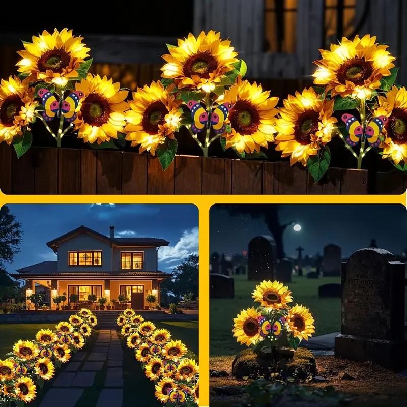 🌻Mother's Day Sale 49% OFF🌞Solar LED Sunflower Garden Lights-29.6inch/74cm