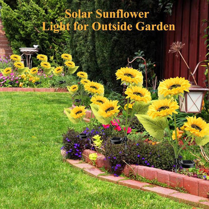 🌻Mother's Day Sale 49% OFF🌞Solar LED Sunflower Garden Lights-29.6inch/74cm